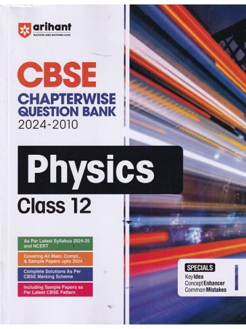 CBSE Physics Chapterwise Question Bank Class 12 (2024-25 ) at Ashirwad Publication